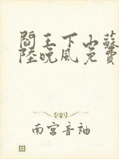 阎王下山苏文,陆晚风免费阅读小说