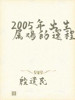 2005年出生属鸡的运程女孩命运
