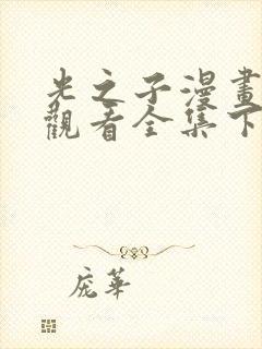 光之子漫画免费观看全集下拉式6漫画封面