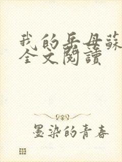 我的岳母苏霈真全文阅读封面