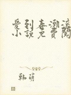 爱到春潮滚滚来小说免费阅读