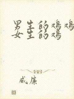 男生的鸡鸡放进女生的鸡