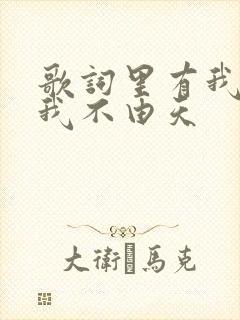 歌词里有我命由我不由天