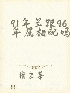 91年羊跟96年属相配吗