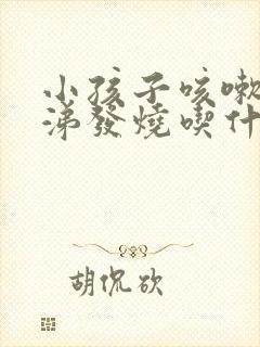 小孩子咳嗽流鼻涕发烧吃什么药好