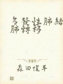 多发性肺结节双肺转移