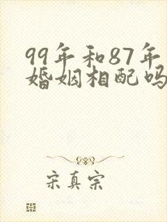 99年和87年婚姻相配吗封面