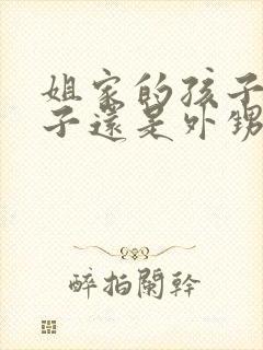 姐家的孩子是侄子还是外甥