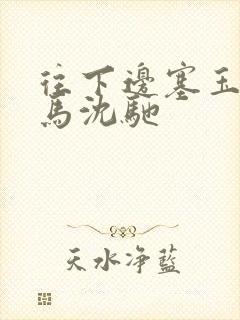 往下边塞玉器骑马沈驰