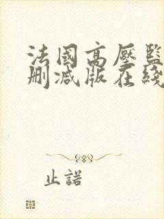 法国高压监狱未删减版在线观看