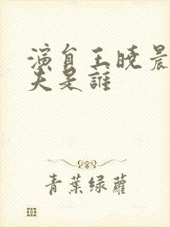 演员王晓晨的丈夫是谁