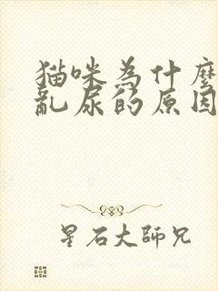 猫咪为什么乱拉乱尿的原因封面