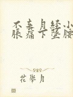 不来月经小肚子胀痛下坠腰酸封面