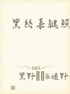 黑丝长腿照封面