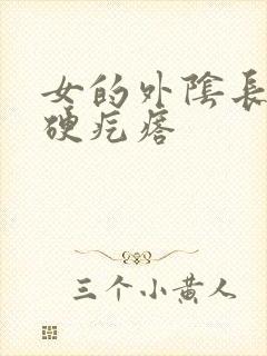 女的外阴长了个硬疙瘩