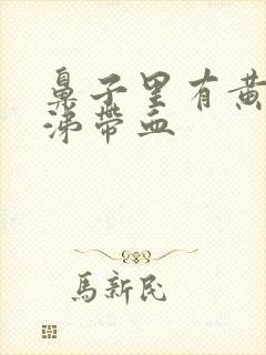 鼻子里有黄稠鼻涕带血封面