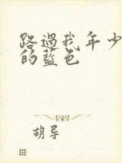 路过我年少时光的蓝色