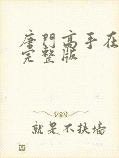 唐门高手在异世完整版