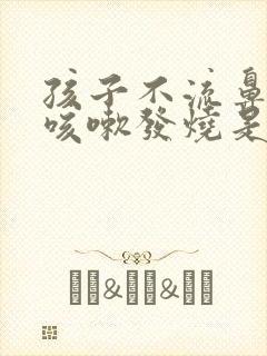 孩子不流鼻涕不咳嗽发烧是怎么回事封面