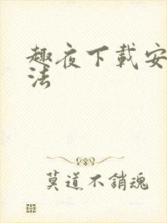 趣夜下载安装方法