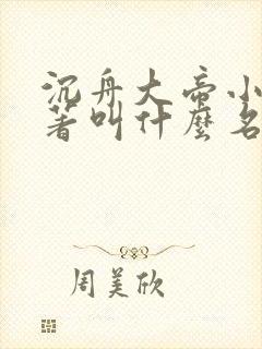 沉舟大帝小说原著叫什么名字