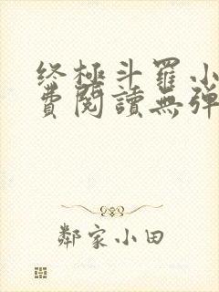 终极斗罗小说免费阅读无弹窗