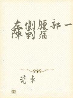 左侧腹部一阵一阵刺痛