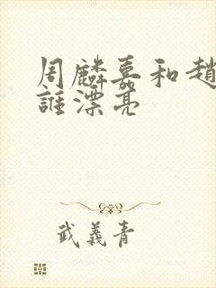 周麟嘉和赵丽颖谁漂亮封面