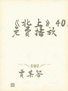 《北上》40集免费播放封面