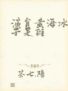 演员黄海冰的妻子是谁