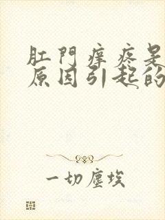 肛门痒疼是什么原因引起的封面