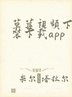 草莓视频下载安装下载app