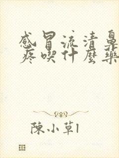 感冒流清鼻涕头疼吃什么药效果好