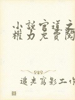 小说官道之绝对权力免费阅读全文