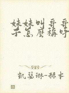 妹妹叫哥哥的孩子怎么称呼封面