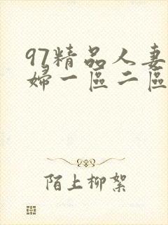97精品人妻少妇一区二区