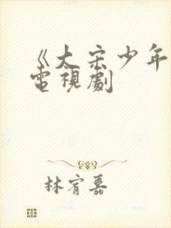 《大宋少年志》电视剧