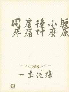 同房后小腹两侧疼痛什么原因女性