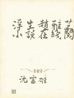 浮生赵雅芝叶童小说在线阅读