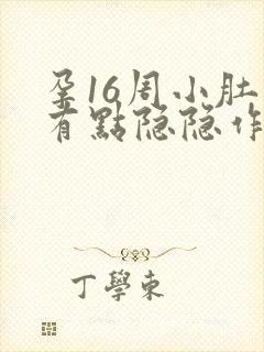 孕16周小肚子有点隐隐作痛