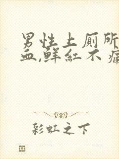 男性上厕所拉出血,鲜红不痛怎么办封面