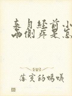 来月经前小肚子两侧疼是怎么回事女性封面