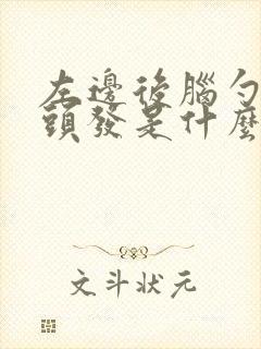 左边后脑勺长白头发是什么原因