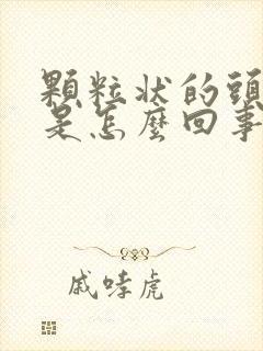 颗粒状的头皮屑是怎么回事