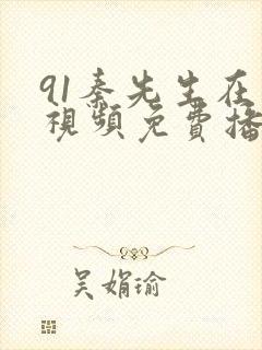 91秦先生在线视频免费播放