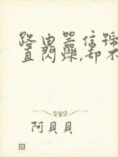 路由器信号灯一直闪烁,却不能上网