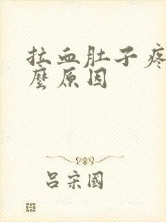 拉血肚子疼是什么原因