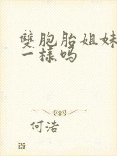 双胞胎姐妹命运一样吗封面