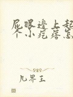 屁眼边上起了一个小疙瘩怎么回事