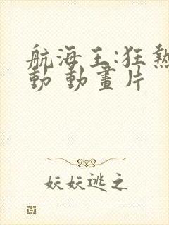 航海王:狂热行动 动画片